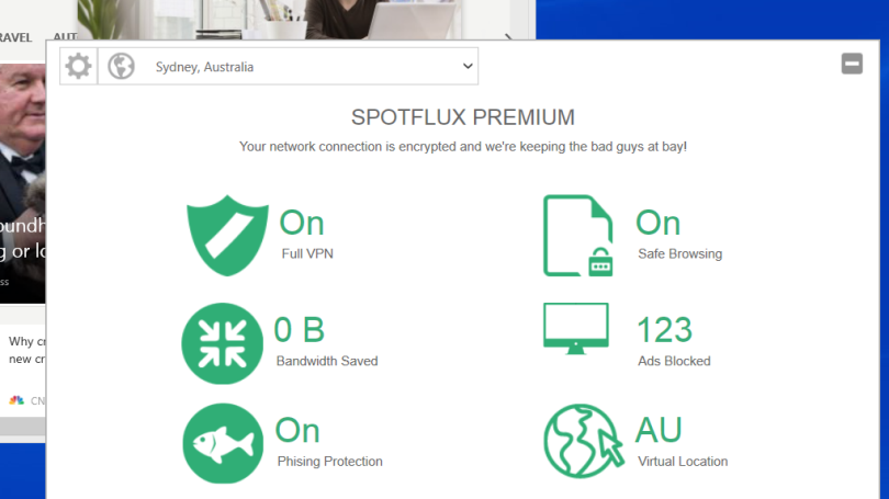 spotflux premium vpn free